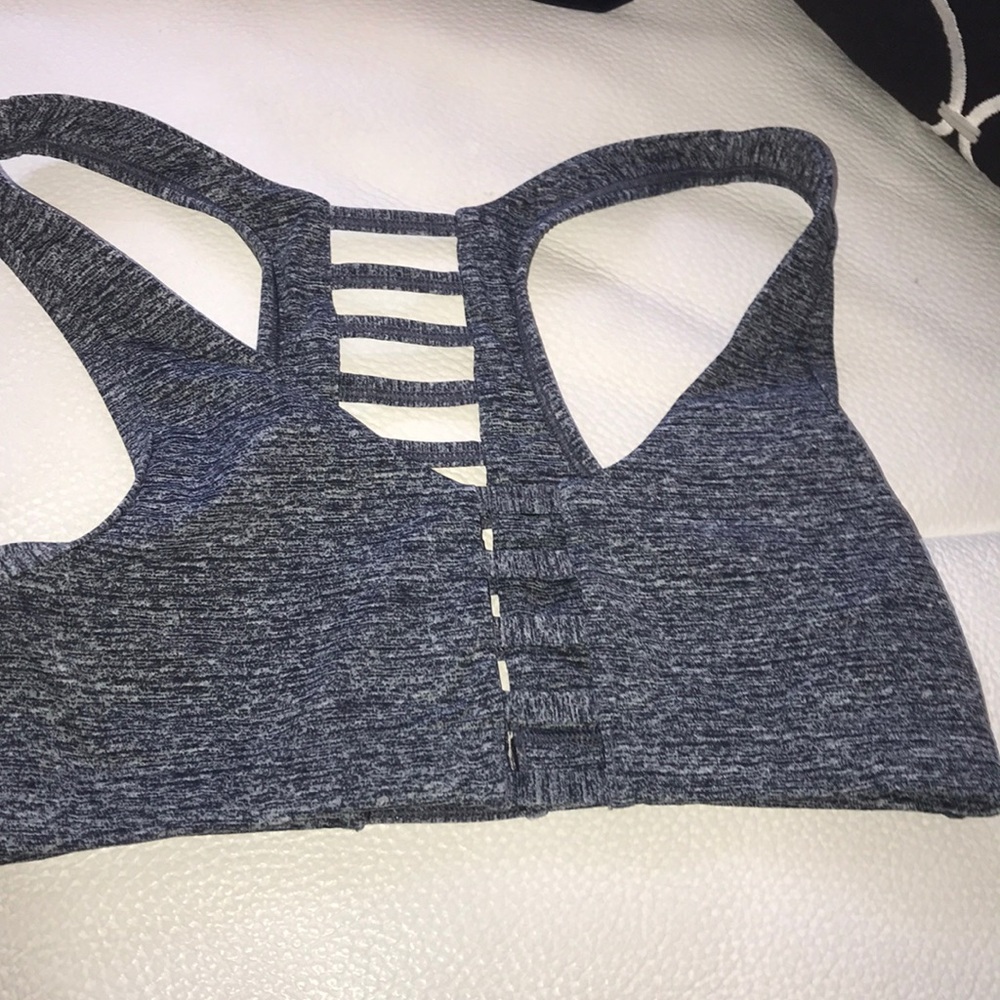 Pink sports bra